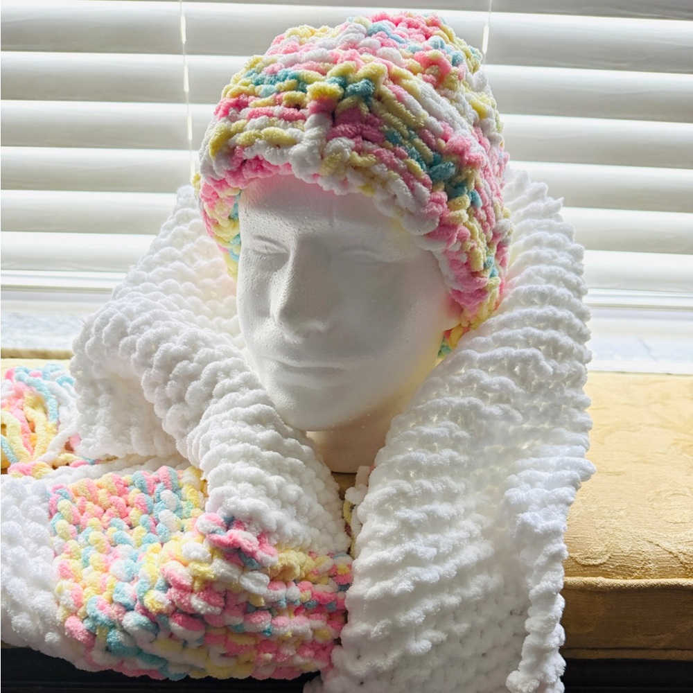 Multicolor Knit Women's Hat